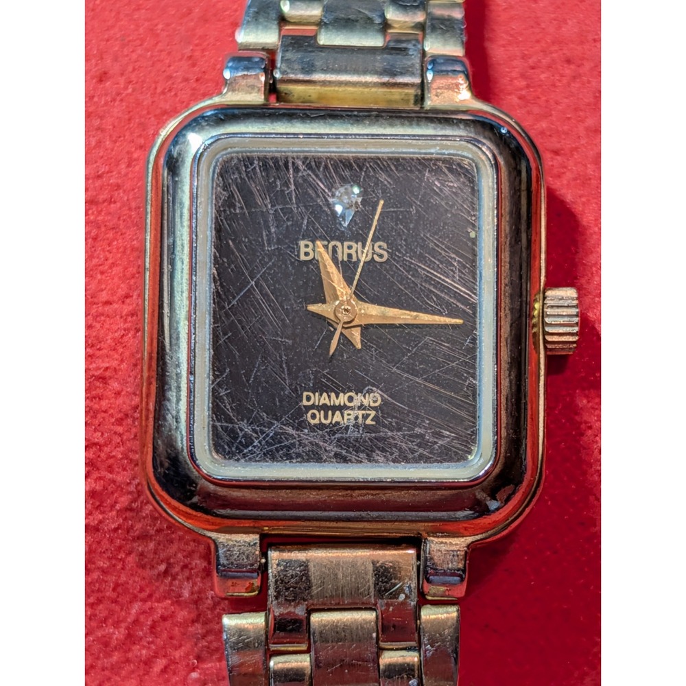 Vintage Benrus Diamond Quartz watch with Diamond